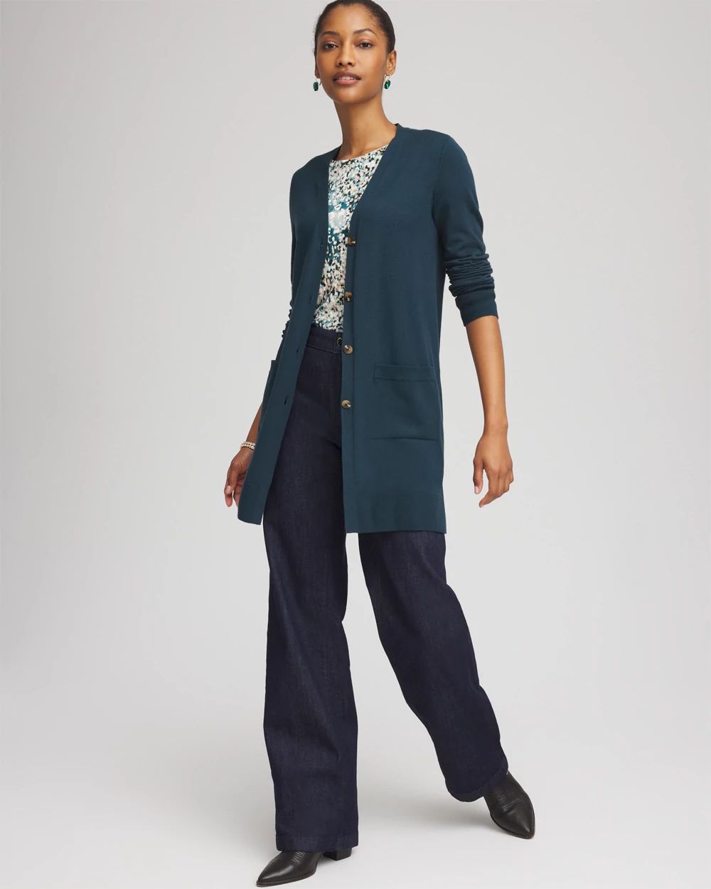 Ella Pocketed Cardigan Sweater | Chico's